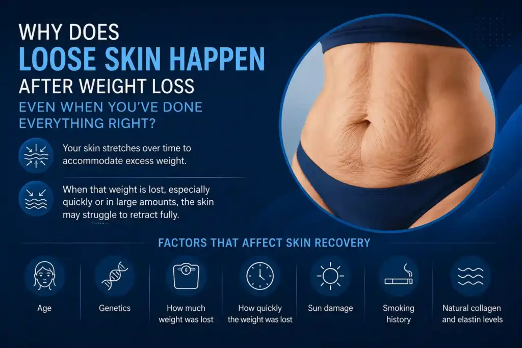Why Does Loose Skin Happen After Weight Loss Even When You’ve Done Everything Right Derby?