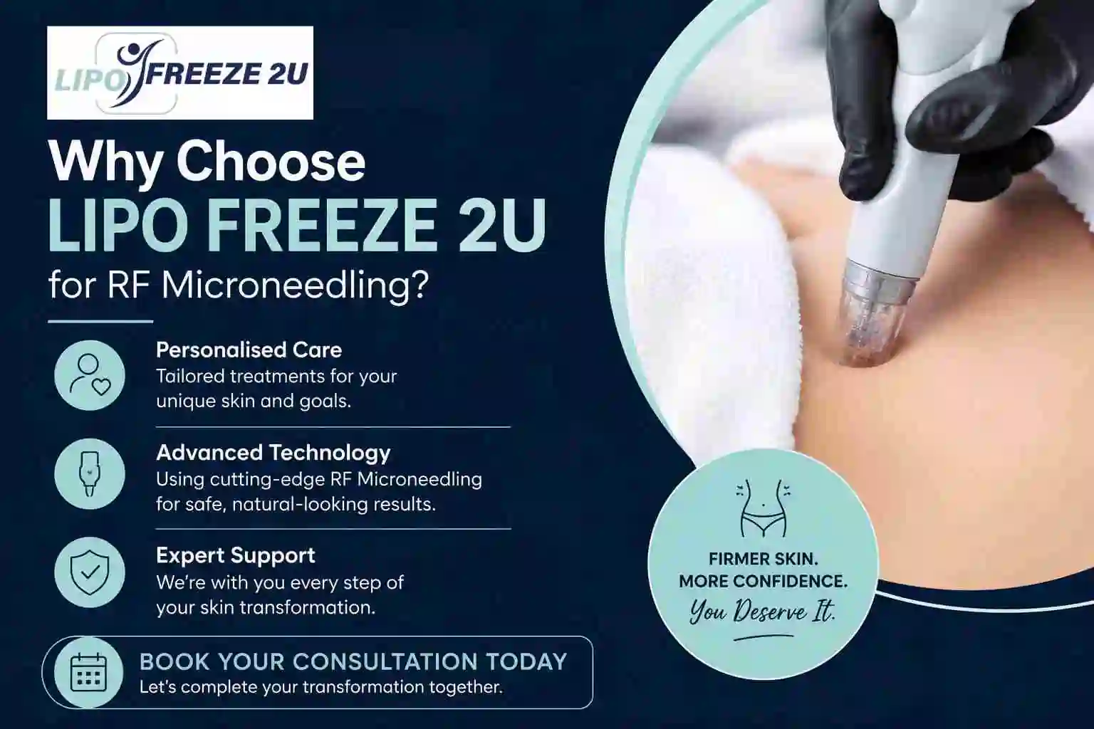 Why Choose LIPO FREEZE 2U for RF Microneedling Derby?